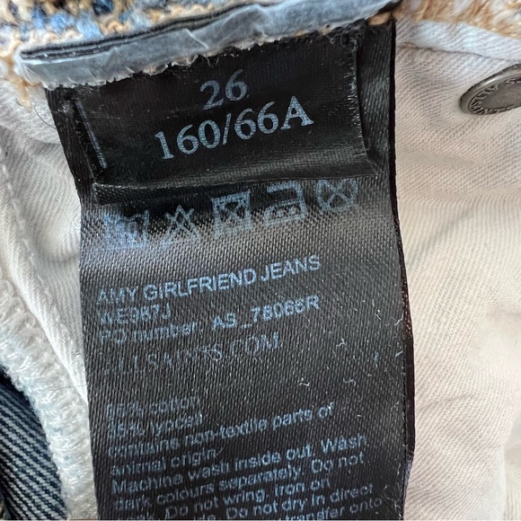 All Saints Amy Girlfriend Jeans size 26 - Picture 6 of 13